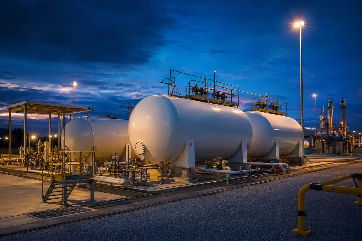 LPG storage and distribution facility